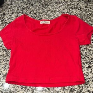 Red Crop Top